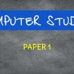 COMPUTER STUDIES PAPER 1