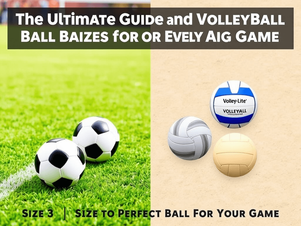 The Ultimate Guide to Soccer and Volleyball Ball Sizes for Every Age Group