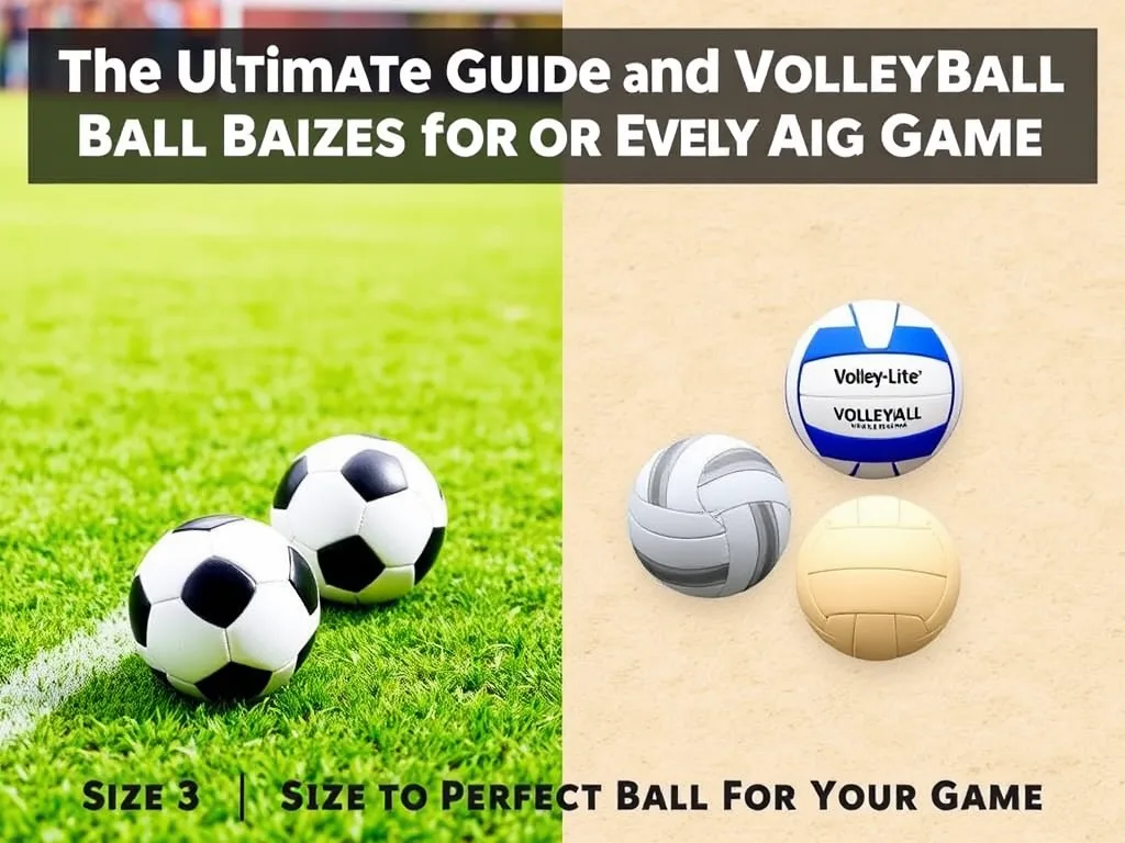 The Ultimate Guide to Soccer and Volleyball Ball Sizes for Every Age Group