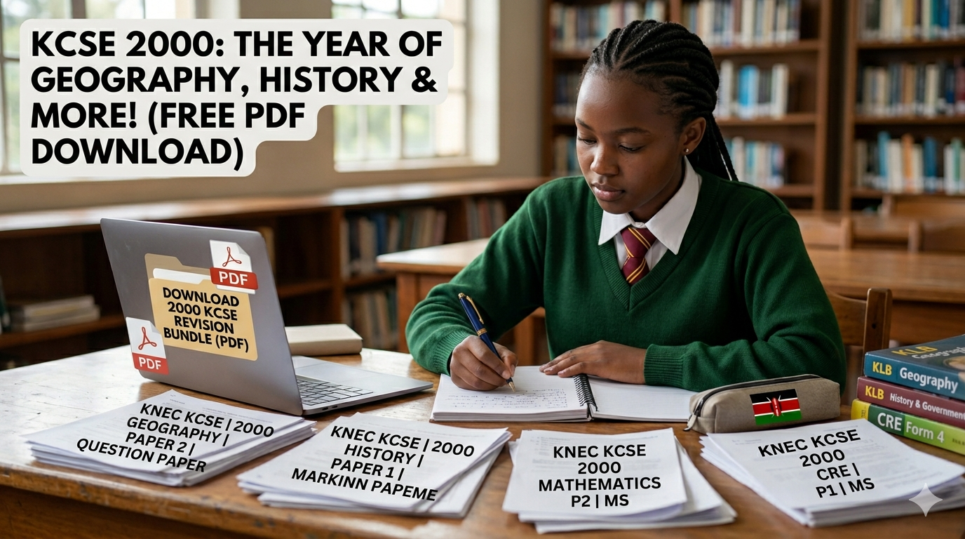 Download KCSE 2000 All Subjects Past Papers and Official Marking Schemes PDF Revision Folder